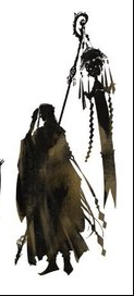 Pengie got me thinking about it but in Starember's silhouette for BWX he's basically carrying a banner used in funerals.- called 魂幡 (spirit banner) or just 布幡 (cloth banner)- Used to guide the spirit to different locations and then to the afterlife- looks like this IRL: