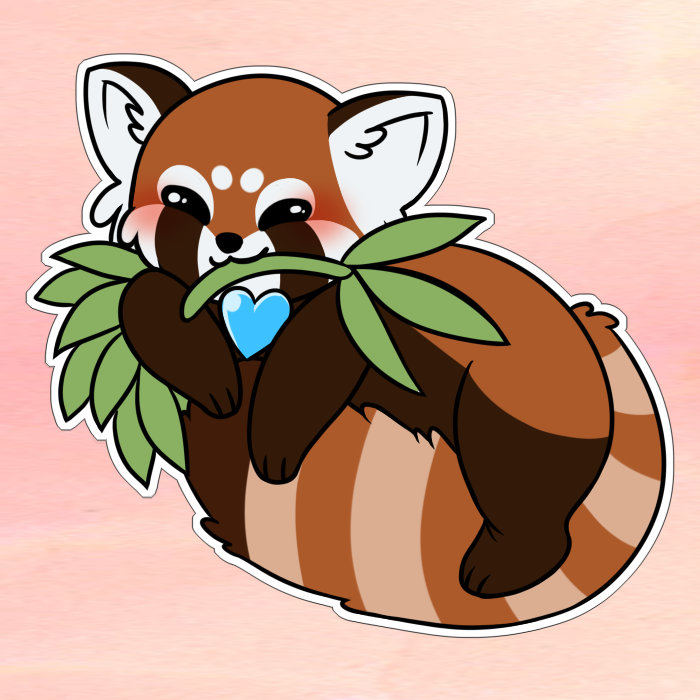 KosmicMatter's tweet photo. Want a holographic red panda sticker? Why not support the kickstarter? Link will be in the thread below c: https://t.co/u8utKjHcDe