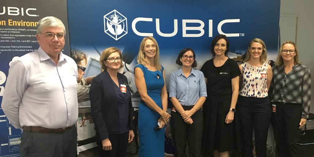 cubic_cmps's tweet photo. Thanks @GrowingQld and @DefenceJobsQld for bringing the North Queensland Defence Advisory Board meeting to our Townsville office. It was our pleasure to host members and to share a little about our capabilities and our work in the Australian Defence industry. #WeAreCubic https://t.co/JzZitSoNUU