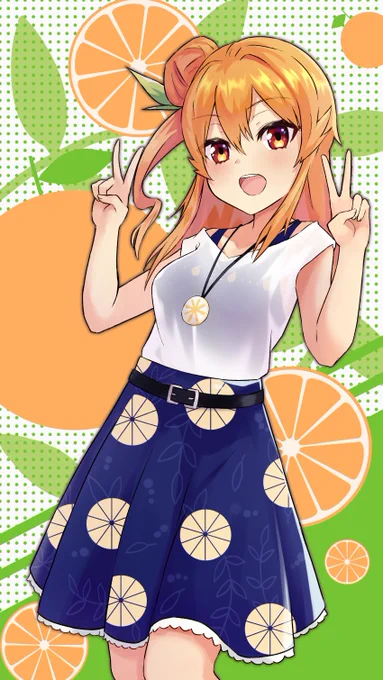 まちカドまぞくの陽夏木ミカンちゃん描いた 