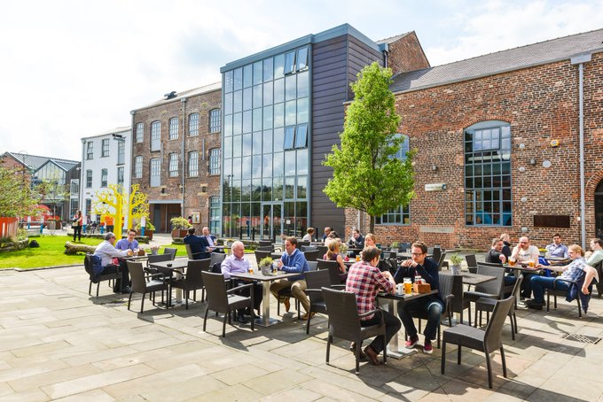 marshallsmill's tweet photo. #Spring is getting closer. We're holding out for warmer says to enjoy reading and eating out in the estate🥪☀️
#TRFMM #leeds #holbeck #mondaythoughts #bizitalk https://t.co/LXAB7Zuunj