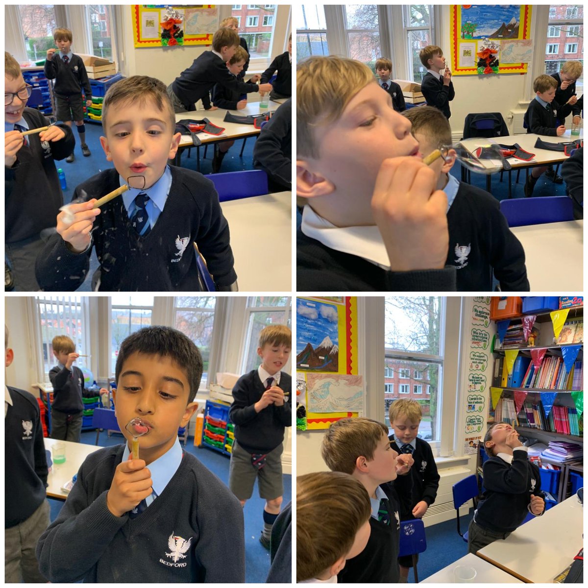 BPSYear3's tweet photo. Do you know why the planets are spherical? 🌍🪐 We do! #science #experiment #test #practical #bubbles #planets #earthandbeyond #space https://t.co/VMLdPn8s6p