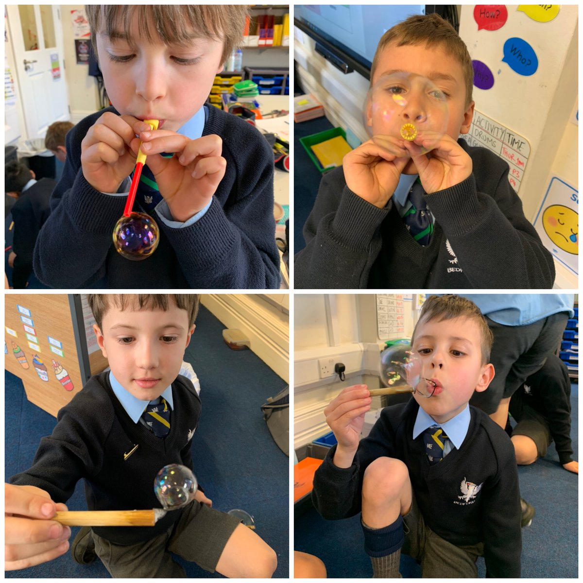 BPSYear3's tweet photo. Do you know why the planets are spherical? 🌍🪐 We do! #science #experiment #test #practical #bubbles #planets #earthandbeyond #space https://t.co/VMLdPn8s6p