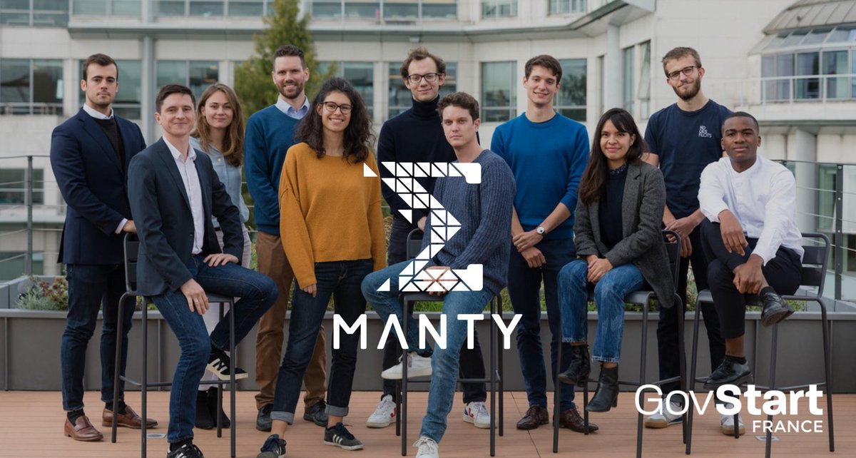 👏 Félicitations à la startup @MantyData du programme #GovStart qui lève aujourd'hui 2.4m€ avec @axeleo @BanqueDesTerr pour améliorer la gestion des collectivités locales ! 🏛️ #GovTech