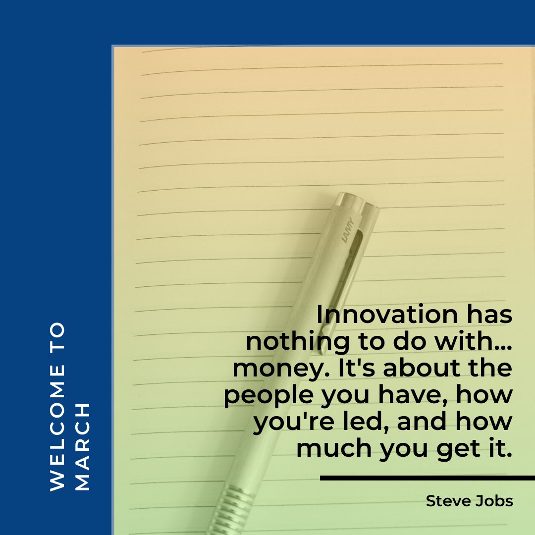 markvisualsinc's tweet photo. Ideas will get you farther than where money will take you.
.
This month, keep innovating.
.
Happy New Month

#startup #Entrepreneur #webdesign #creativedesign #innovate #newmonth #markVisuals https://t.co/auKybOToyx
