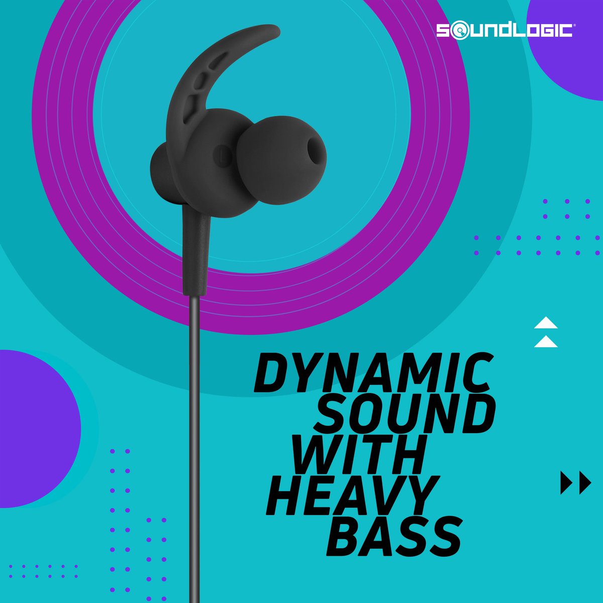 SoundLogicIndia's tweet photo. One touch voice+Dynamic sound+8 Hour Non-stop music &amp; Freedom from wires! Earphones that has it all😍 #SoundLogic #FreedomCollection 
.
#Headphones #Earphones #Freedom #Music #Songs #playlist #MusicLover #Bass #TechFreaks https://t.co/Kld98SlfhW