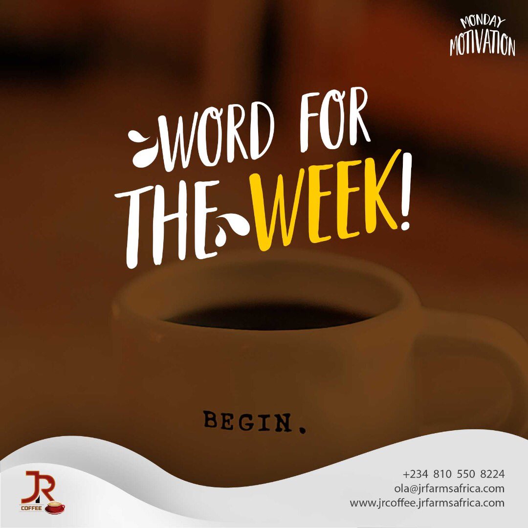 JRFarmsGroup's tweet photo. โThe secret to getting ahead is getting started.โ
This week we encourage you to โbeginโ no matter what- begin from where you are and with what you have.
Have a great day!
#NewWeeks #JRCoffee #JRFarms https://t.co/eFJGk81jSY