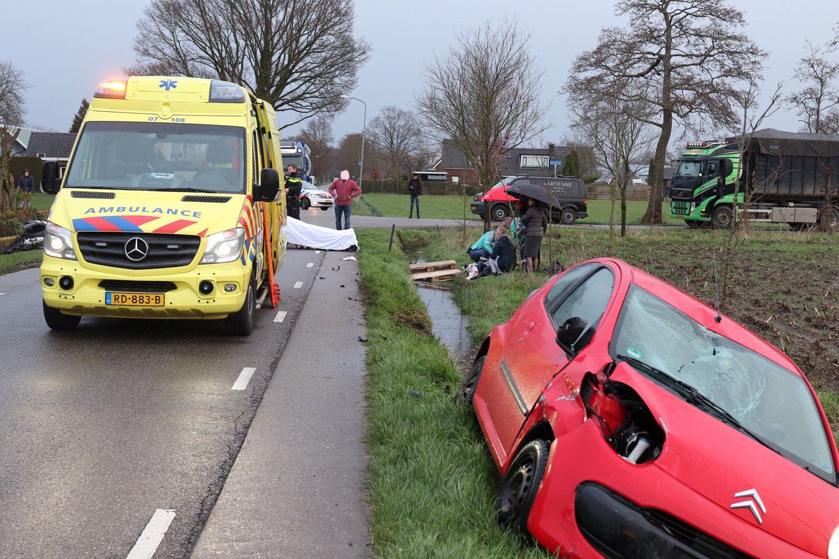 Melding ongeval Dwarsgraafweg Kootwijkerbroek