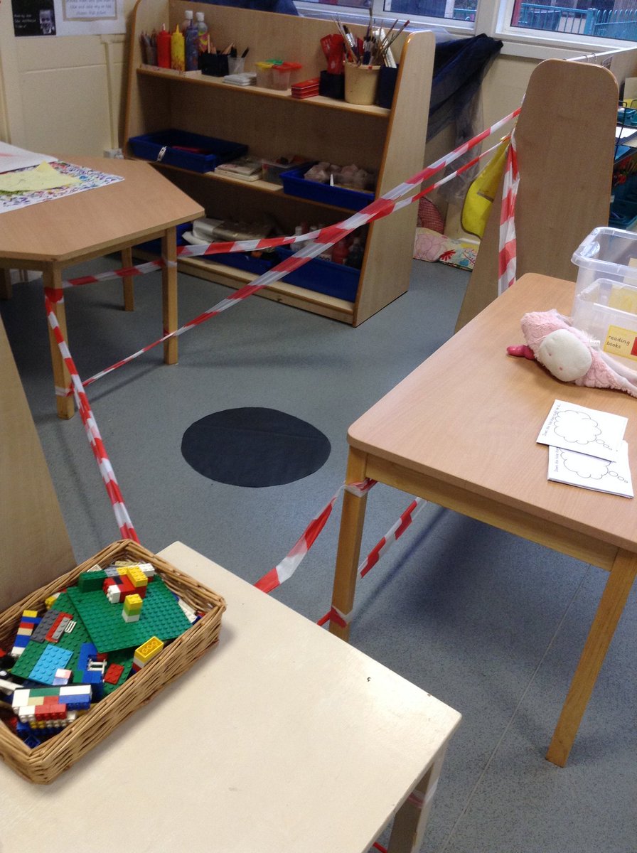 mill_view's tweet photo. More investigating today to see if Reception can work out more about the hole that appeared on Friday. Don't worry, Mr Brent fixed it for us! #thesomething #literacycounts #receptiondetectives https://t.co/sJ823WwGW3