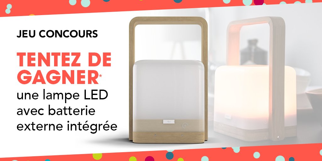 macway_fr's tweet photo. 🎁 #CONCOURS du 2 au 8 mars. Remporte une lampe écoresponsable qui recharge votre smartphone. 💡

Pour participer RT + FOLLOW @macway_fr 
Lampe : https://t.co/o1znQVmxEL

Un gagnant sera tiré au sort le 9 mars. Bonne chance 🍀 https://t.co/iNxiOEeEXq
