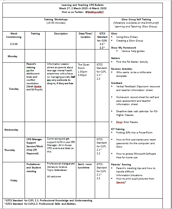 SmithycroftLT's tweet image. We're feeling Spring in the air here @smithycroft282. Lots of CLPL opportunities for the team in the coming weeks   😎
