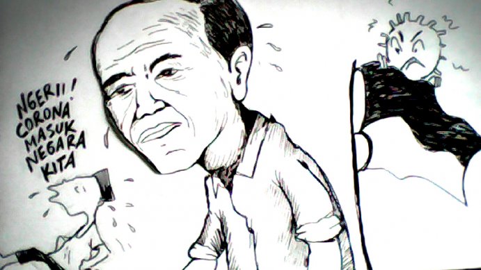 6 Sketsa Wajah Jokowi Hitam Putih - BLOG BONTANG