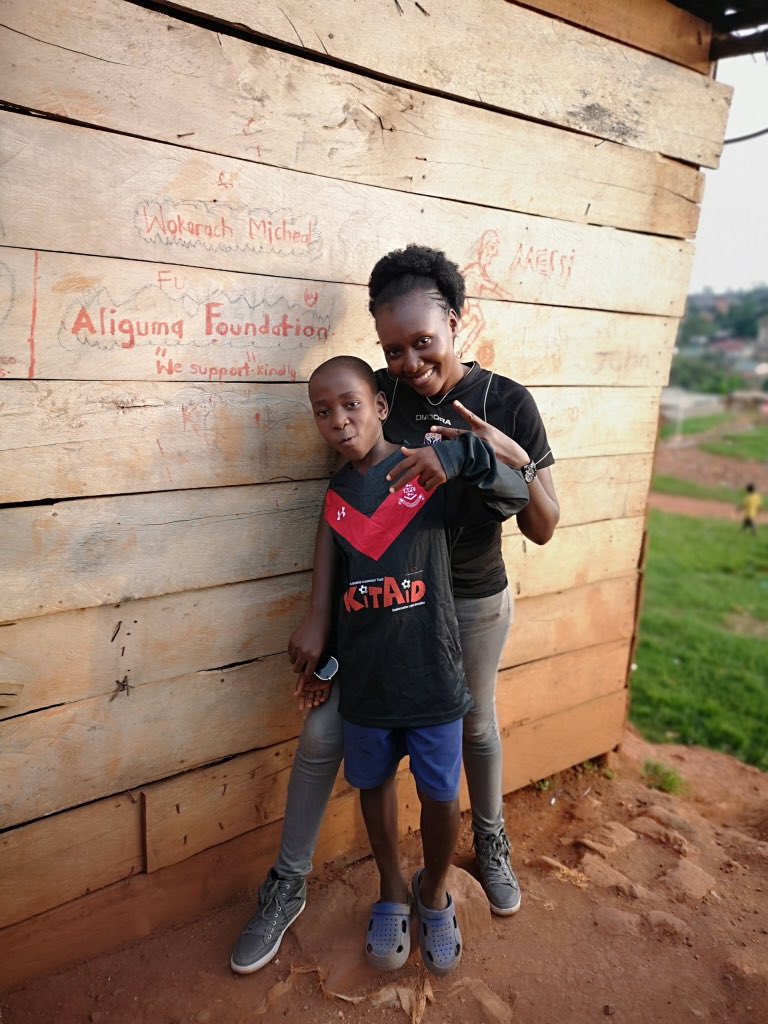 KitAid's tweet photo. From Airdrie to Kampala, sharing the joy and dreams of #Messi
Thanks to @AirdrieTrust and lovely to see our logo on an #Airdrie shirt. https://t.co/wgcbYWlDic