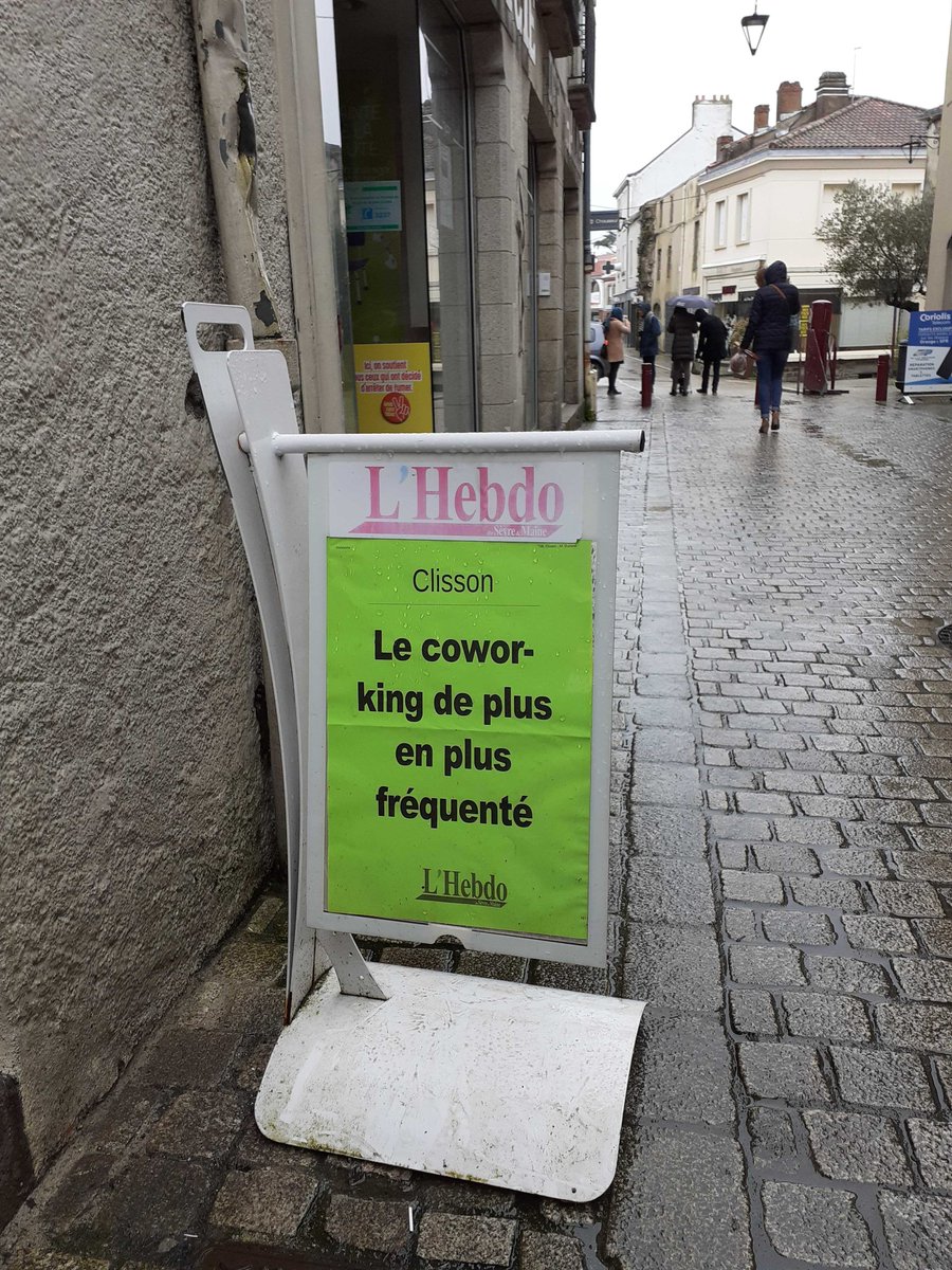 Le #coworking de plus en plus fréquenté selon <a href="/HebdoSevreMaine/">Hebdo Sèvre & Maine</a> à #Clisson ac #CosyParenthèse cosyparenthese.fr et #CoworKlisson  coworklisson.fr dt facebook.com/pg/coworklisso… ac <a href="/comuncarre/">Angelina Bulot</a> cc @PA_EVRARD <a href="/DavidHuguetSNCF/">Archivolt</a> @LnROSAY <a href="/AUDITOU/">AUDITOU</a> <a href="/Clisson_LAggloh/">Clisson L'Aggloh!</a>