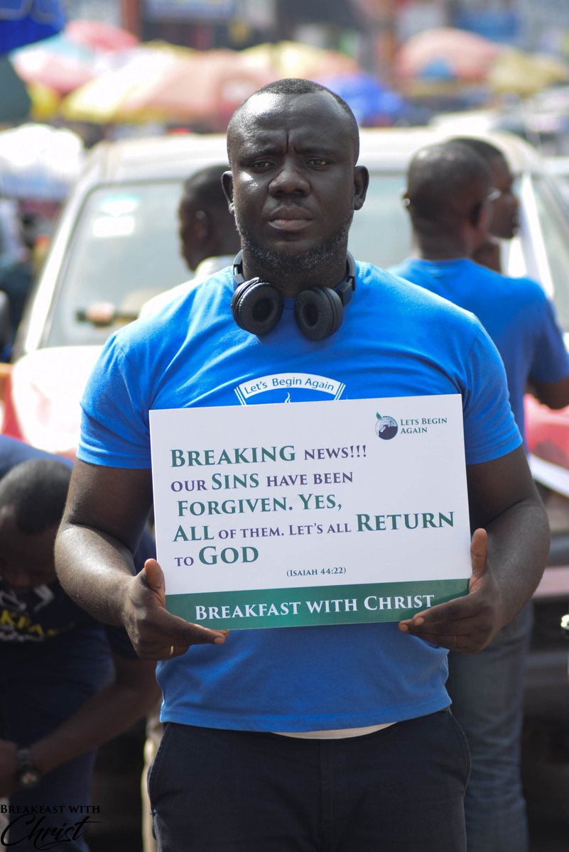 ChristBreakfast's tweet photo. "As far as the east is from the west, so far has He removed our transgressions from us" [Psalm 103:12]
#ComeNow! 
#19DaySmOrE! 
#ABOABOGYA 2020! https://t.co/f5OKDSOZFr