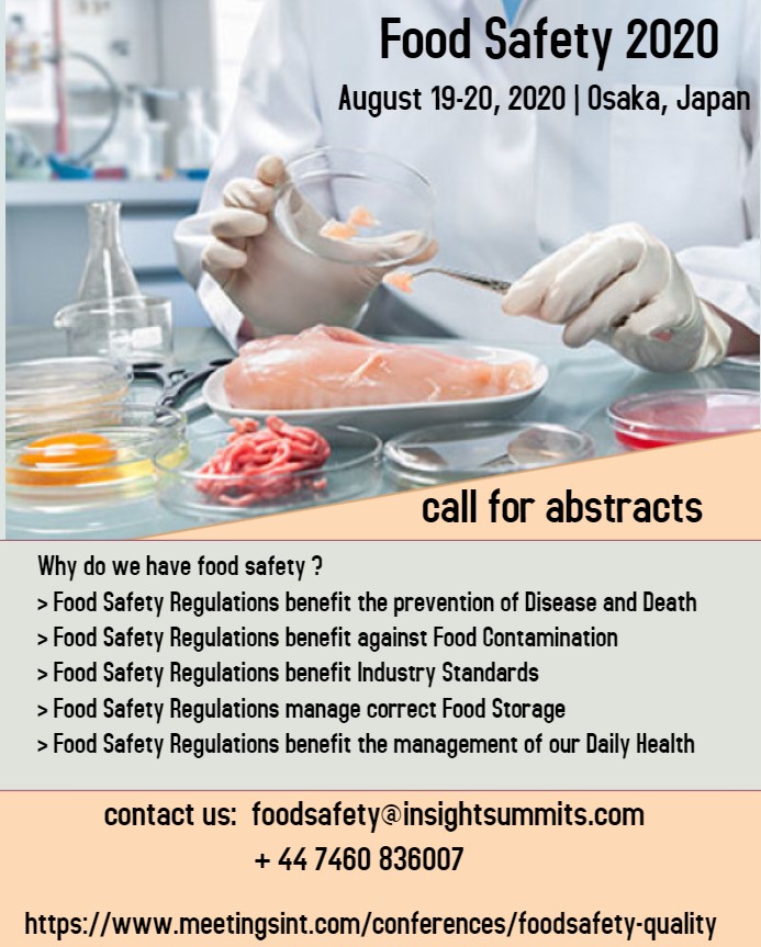 MeetingsInt's tweet photo. #FOOD_SAFETY_REGULATION
>Benefit prevention of #food_borne_diseases
>Benefit against #food_contamination
>Benefit industry standards
>Manage correct #food_storage
Visit: https://t.co/o3cDihcF4f
Join #Food_Safety_conference
Contact: foodsafety@insightsummits.com
#Food_safety_2020 https://t.co/iBk36oh3Dd