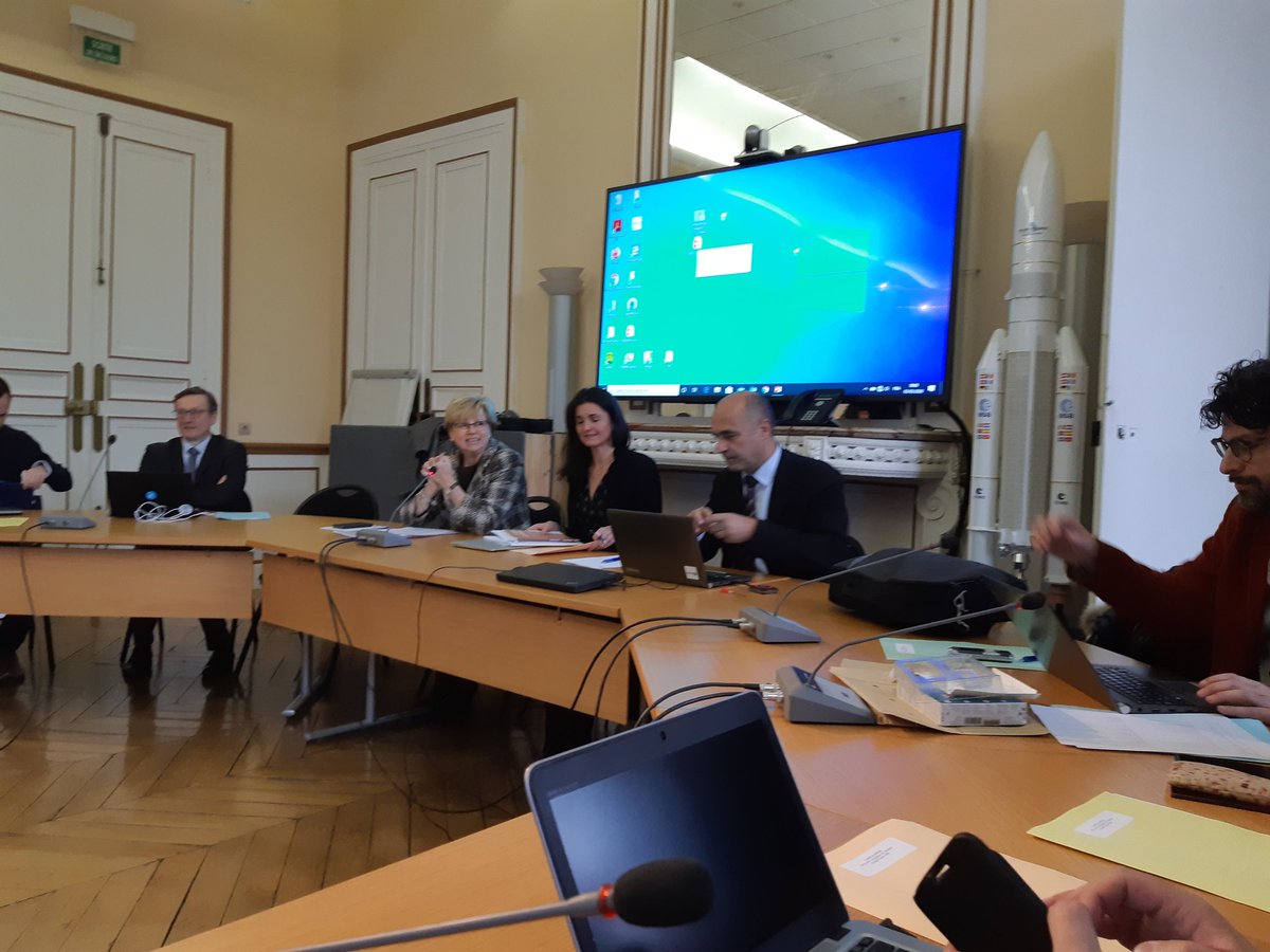 Today representing <a href="/CoimbraGroup/">Coimbra Group</a>  &amp; <a href="/EC2U_Alliance/">EC2U Alliance of European Universities</a> at meeting on European Student Card at French Higher Edu Ministry
<a href="/VidalFrederique/">Frédérique Vidal</a> <a href="/ChristophidouEU/">Themis Christophidou</a> <a href="/VDebiaisSainton/">V Debiais-Sainton</a>
