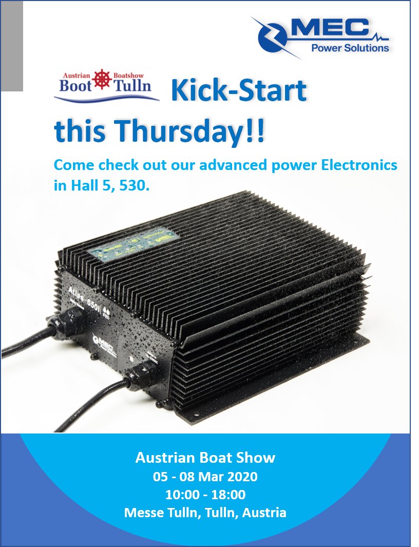 2020 Austrial Boat Show will be kick-started this Thursday! Our advanced waterproof electronics are ready! Please come visit us for the latest #LiFePO4 #battery packs with its #charger for your next #sail #excursion~

#waterproofcharger #powersupply #lithiumcharger #boatcharger