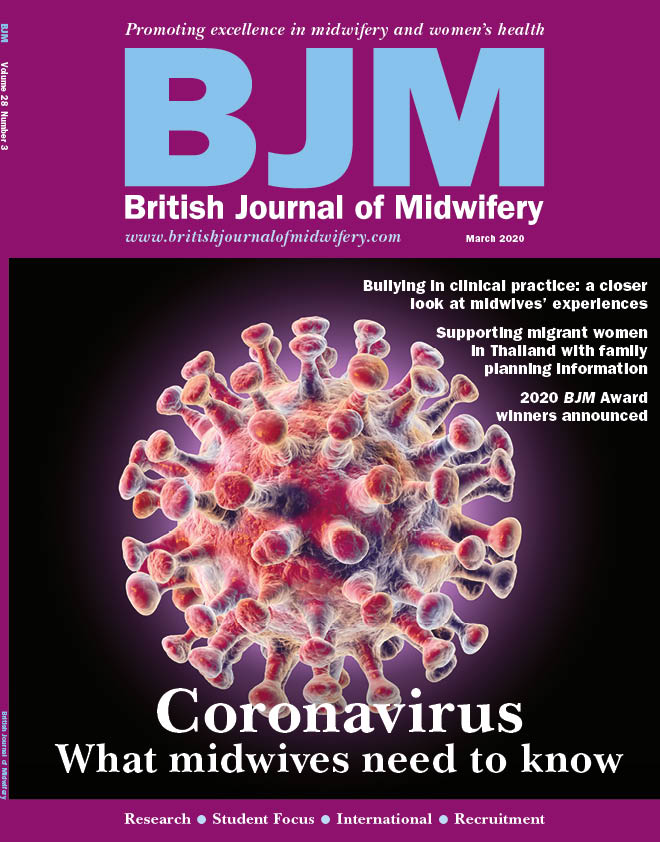 BJMidwifery's tweet photo. The #coronavirus has yet to reach 'pandemic' status but has still managed to create global panic. This month, we offer insight into what midwives should know about the virus #coronavirusuk #COVID2019 https://t.co/pcjDe6fBUq