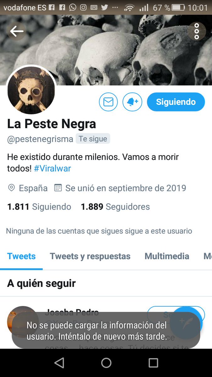 Varicela19's tweet photo. Otro...
Quieren guerra? No nos van a parar.
A los que le tiren las cuentas y ven este tuit, creen otras cuentas y vamos a quejarnos con el hashtag #ViralWar 
Que nos dejen en paz ya!!! Somos inocentes y solamente estamos creando humor y disipando el miedo al coronavirus!!! https://t.co/4RAENmsXz5