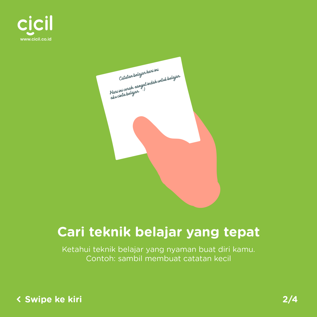 cicilcoid's tweet photo. Siapa yang kalo belajar sering gak fokus? Kayanya kamu perlu cari metode yang tepat buat diri kamu, nih! Yuk, ikutin tips dari CICIL aja!
#tipsbelajar #belajarefektif #tipsmahasiswa #tips #infomahasiswa #tipsfokus #ujian #infokuliah #infokampus #tipskuliah https://t.co/jdg8SjFG2b