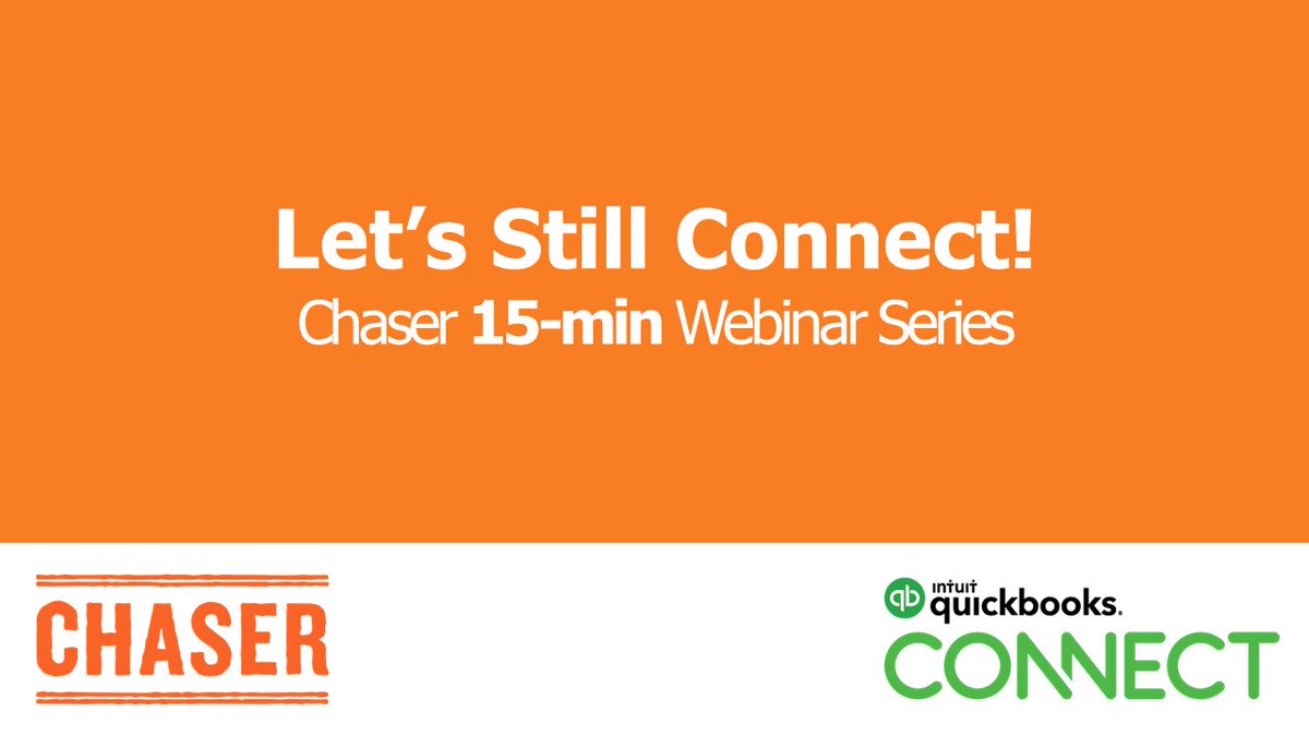 chaser_hq's tweet photo. Chaser is hosting webinars on 3-4 March in honour of #QBConnect’s cancellation. Here’s your chance to catch a demo of the latest in #CreditControl with full #Quickbooks integration. #Letsstillconnect Register here: https://t.co/pEzkiQA8GS https://t.co/LhdzQmdz67