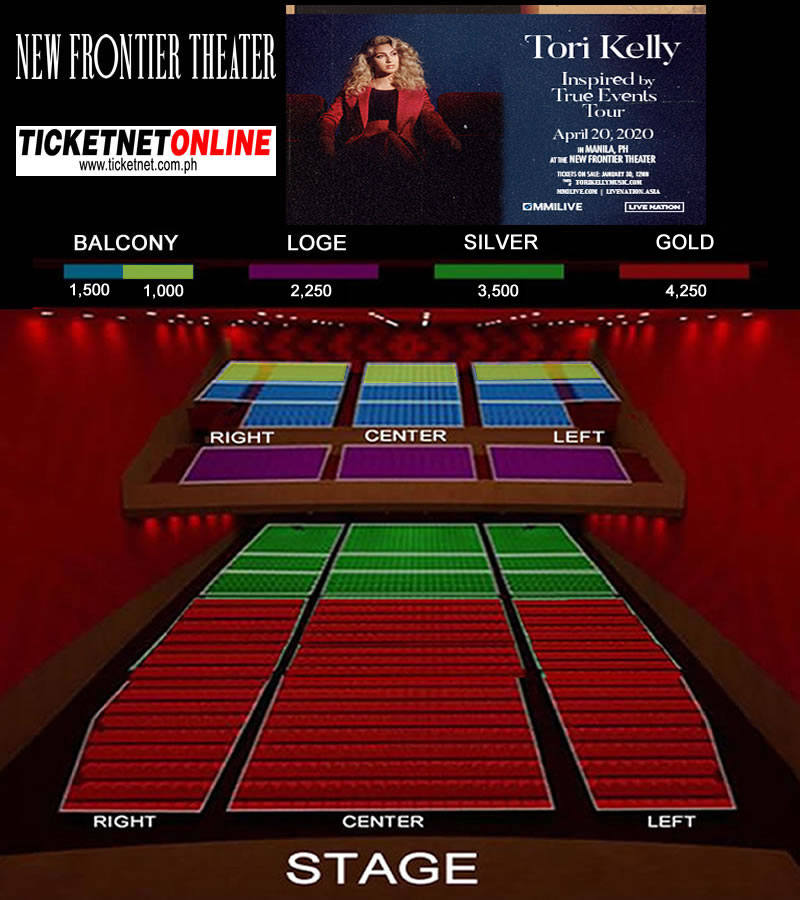 NewFrontierPh's tweet photo. PH TORAAYYYS! ✨ Don't miss seeing your home girl, Tori Kelly LIVE here at the New Frontier Theater on April 20! 

Get your tickets NOW via https://t.co/S2HUSxvXTo and @TicketNetPH outlets. 
#InspiredByTrueEventsTourPH #ToriKellyMNL #MMILIVE2020 #NewFrontierTheater #CityOfFirsts https://t.co/wQpoitXWr5