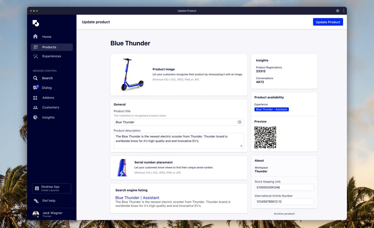 layerise1's tweet photo. As an end to a very 🌧 February here at our HQ in CPH, we are excited to bring some good product news. During February we have focused on improving UI, offering a native desktop experience and much more.

Read the full article: https://t.co/mXxgcyVBQZ

#productassistant https://t.co/eKbZDMlzHd