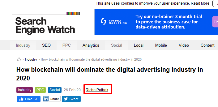 richapathak_dm's tweet photo. My article got featured in Search Engine Watch @sewatch
What a great feeling to be published in the top digital marketing magazine!!! Read it here: https://t.co/6oiK08qP6f
#digitalmarketing #marketingtech #seo #sem #semupdates https://t.co/GDzvvEgc77