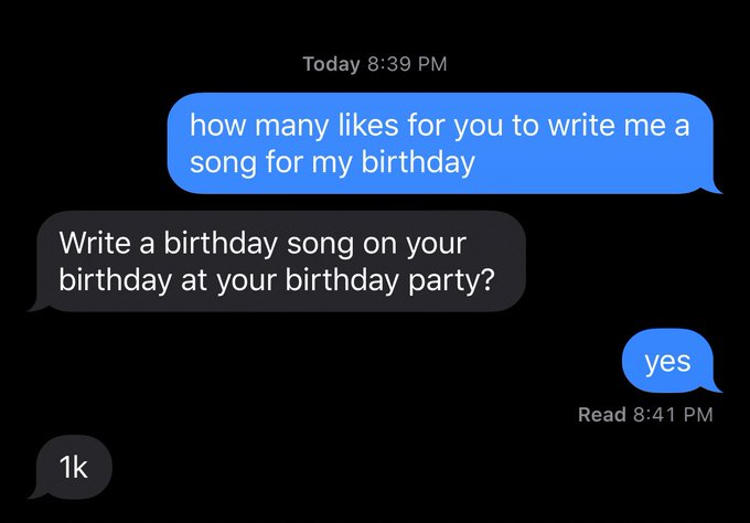twitter don&rsquo;t let me down pls i want a song from 93 for my bday https://t.co/iMCVOlD69E