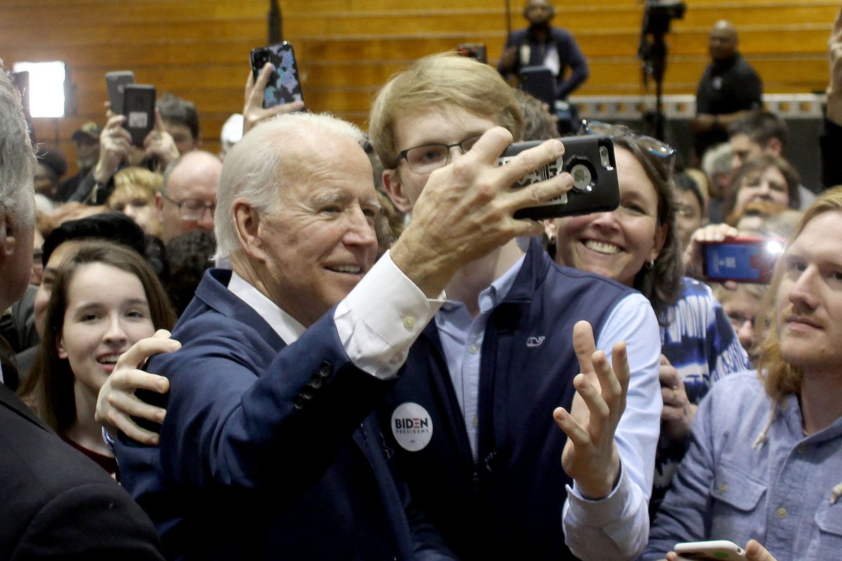 cwaugaman's tweet photo. Last of the #Elections2020 coverage, at least until the end of the summer. Less than two days until #SuperTuesday here in VA. Tonight senior @thecartermarks5 covered the @JoeBiden Rally in Norfolk w/ @timkaine @TerryMcAuliffe Not bad for his first official photo shoot. https://t.co/bJf2rPI8pR