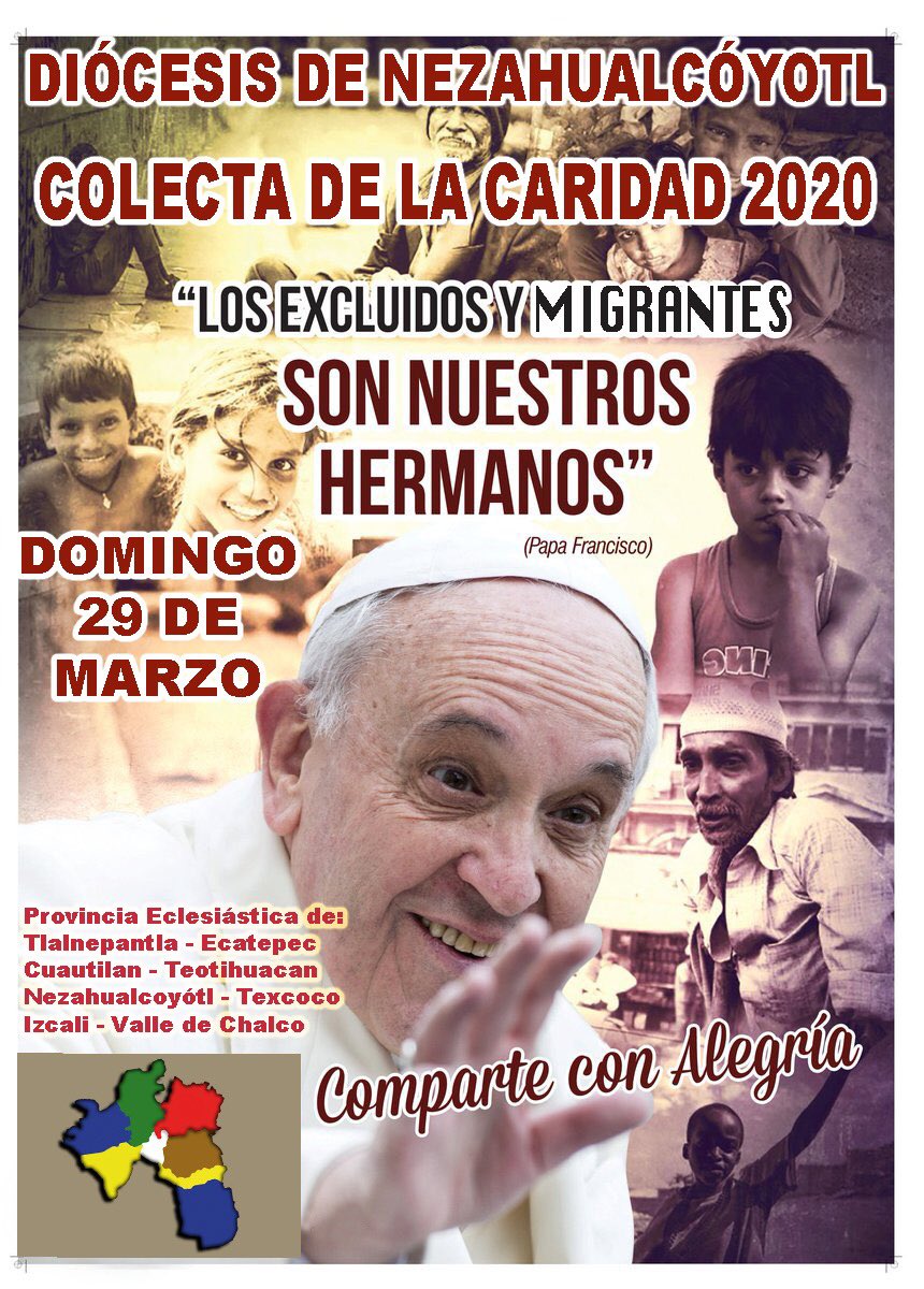 HcpTetos's tweet photo. 29 de Marzo. 5to. Domingo de Cuaresma Colecta de la Caridad https://t.co/rBI4BBnGvp