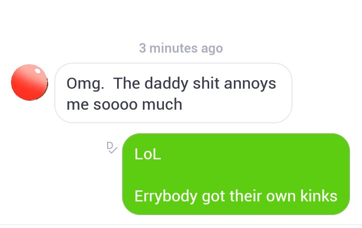 JustDaddy42's tweet photo. Nothing like trying to #Kinkshame somebody else and going directly to  the wrong

It was a good teaching opportunity to help educate somebody on what a #DaddyDom really is/isn't

Some people shame because they're assholes.
Some people just need more info https://t.co/DoRx5WKX9H
