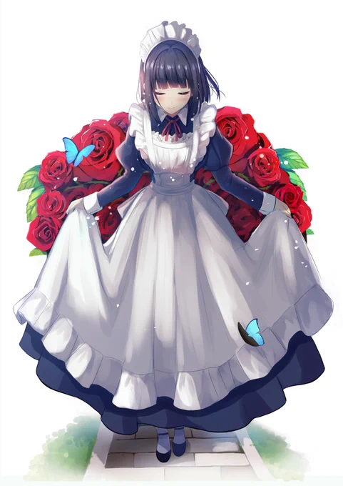 #いつかいい絵を描くのでいまのうちにフォローしてください
もっと良いメイドさんが描けるよう頑張ります…!
あ、ごく稀に水着も描きます 
