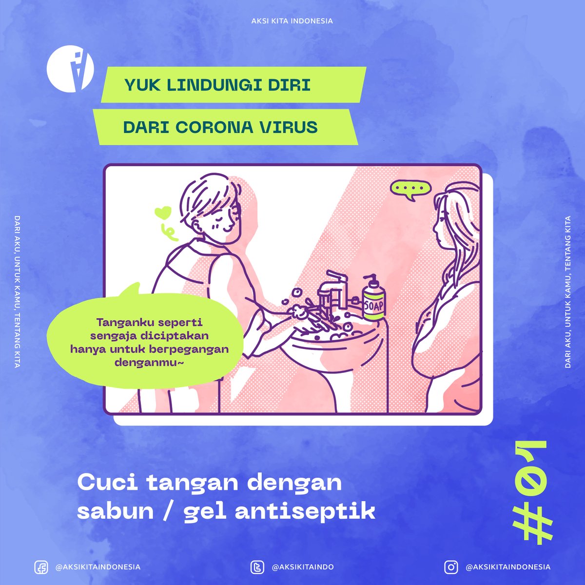 aksikitaindo's tweet photo. @FiersaBesari BREAKING NEWS. Ini dia beberapa tips biar kamu terhindar dari #VirusCorona https://t.co/wNtRP70Bht