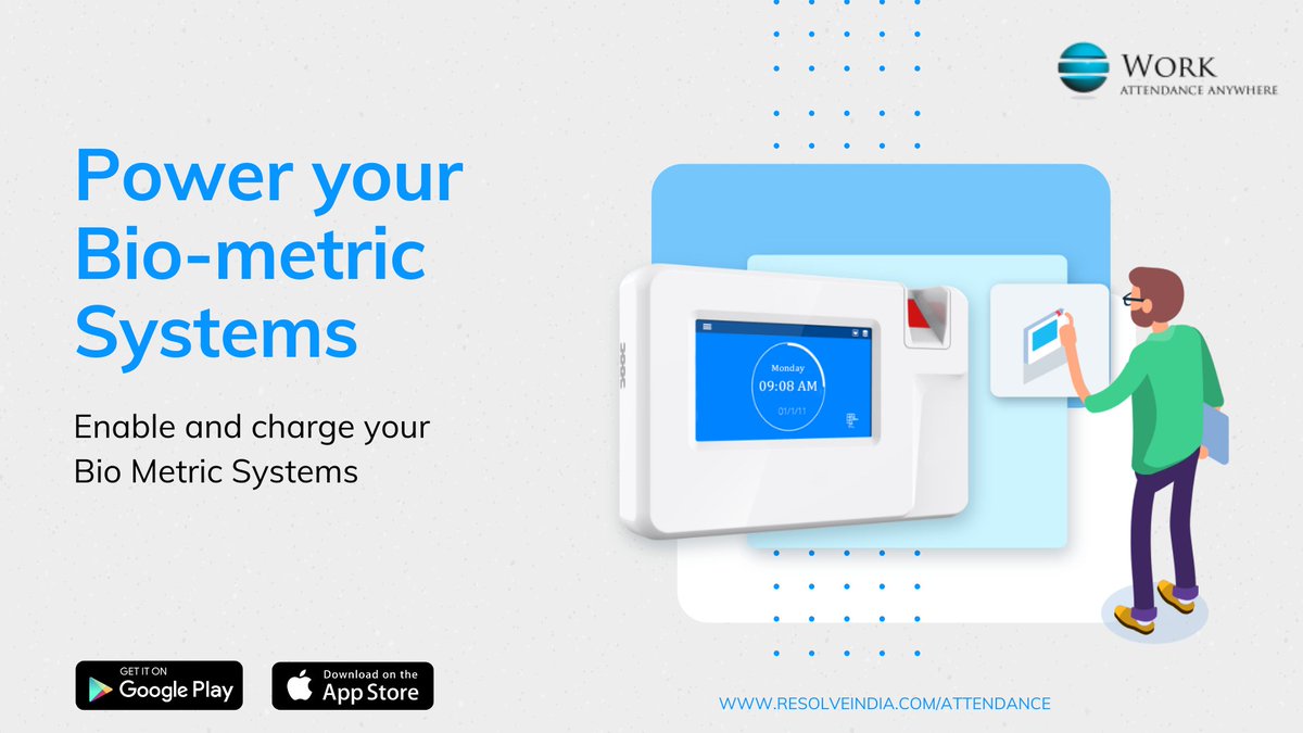 ResolveBusiness's tweet photo. Power your Biometric Systems – Resolved!
https://t.co/OEdK3qOqyv
#attendance #attendancemanagement #biometrics #biometricsystem #mobileapp #hrsoftware https://t.co/vNahxQF1i1