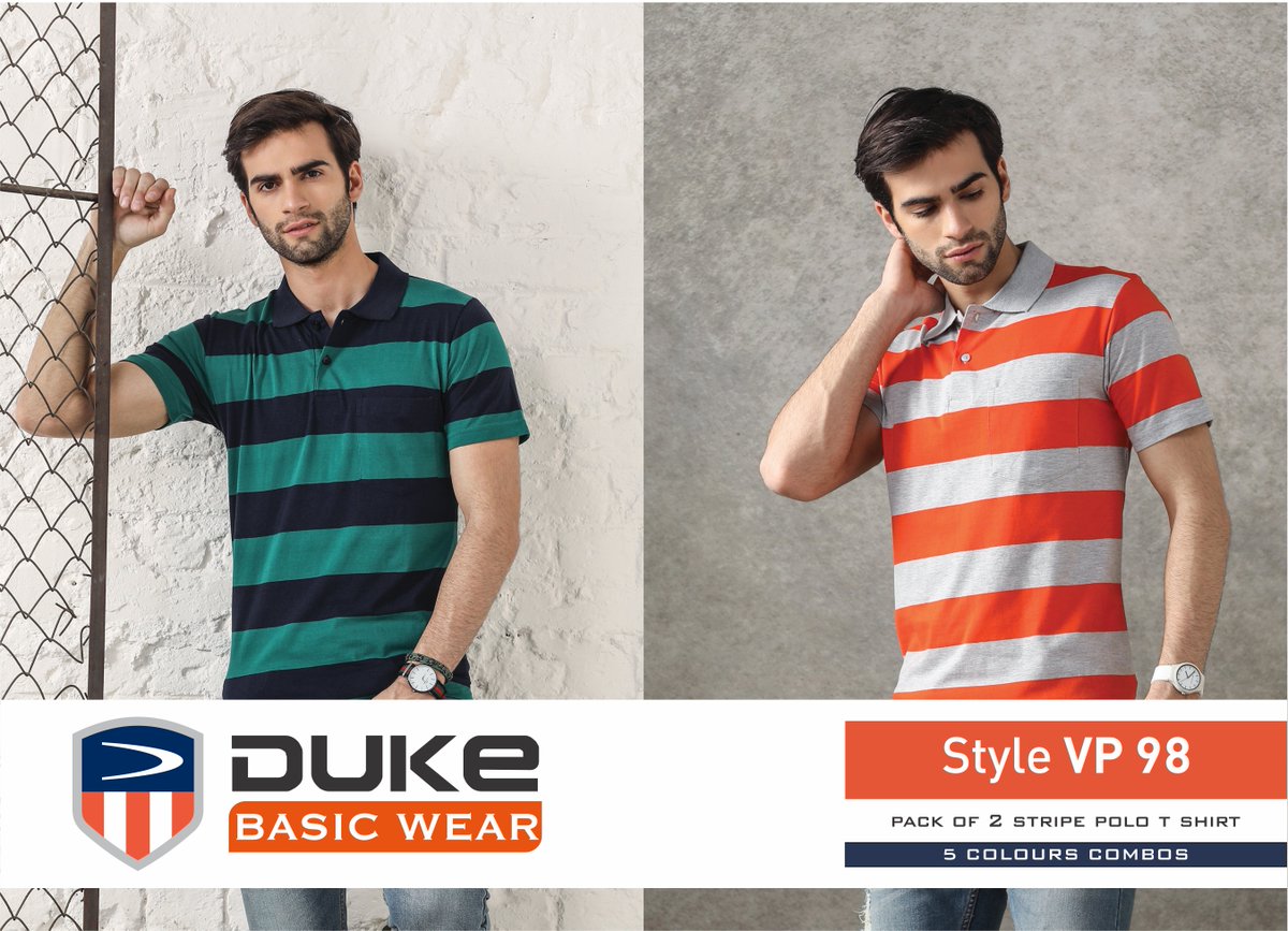 Dukefashions's tweet photo. Duke Value Packs full of styles - Wear these stylish t-shirts from the house of DUKE. Pair them with #jeans and #sneakers for a good outing.
#dukefashions #dukeindia #valuepack #clothing #Duke #fashion #Style #core #basics #Tshirts #lifestyle #style #VP98 #apparels #Footwear https://t.co/dJIFA5mPGb