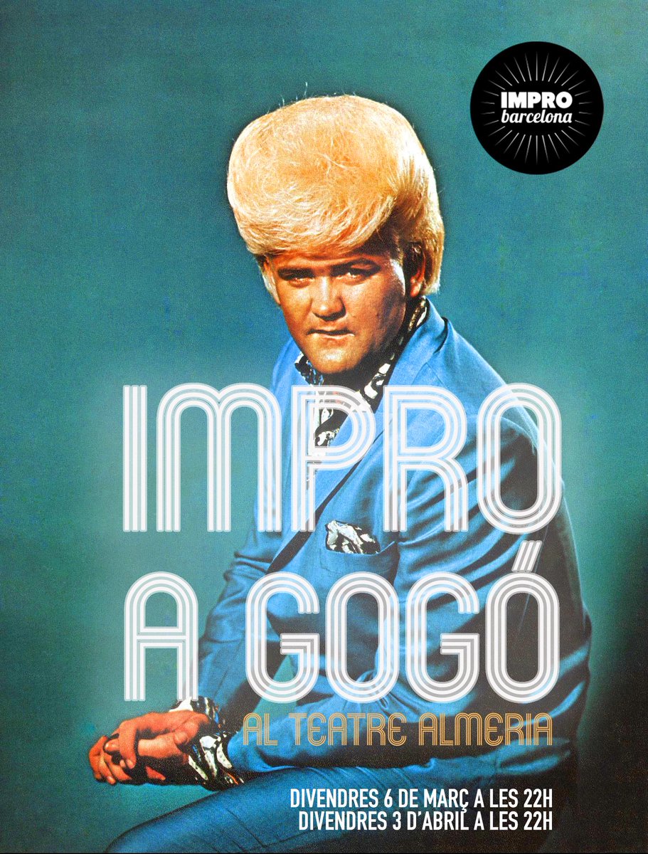 JuditMartinD's tweet photo. Que aquest divendres estaré a l’IMPRO A GOGÓ a les 22h a l’ @almeriateatre i que em fa molta molta Il•lusió, mira. Divertimento y risas a gogó. #improagogo https://t.co/SX1RKbcf4v