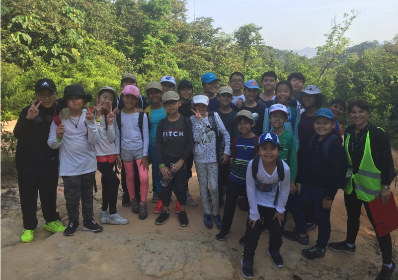 There is no better way to start the week than trekking through the jungle. Being outdoors is good for us! #GISlearning
