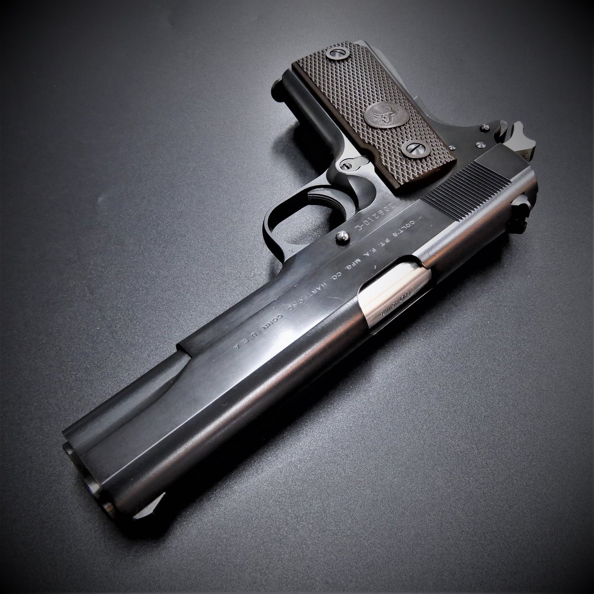 SFBC_GURKHA's tweet photo. ◆エラン Pre 70 DUOモデル 発火モデルガン
【標準中古B】148,500円
Pre.70とは
70年代に製造されていたMk.Ⅳ SERIES'70の前身。
1960年代に製造、販売されていたMk.Ⅲモデルです。
https://t.co/W4rxHB86er
バイトM (`・ω・´)ゞ #Pre70 #ガバメントはいいぞ https://t.co/PYAQhXzwF5