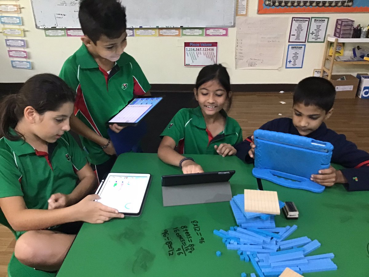DIAB_Grade3's tweet photo. After some multiplication and division we took a “break”. With the world challenge from @mathletics3pl Look out Australian schools seems we’re coming for you 😉. Very exciting times here- Go Maths!  Go Sharks!!  #diabarsha #diabgrade3 #WMD2020 https://t.co/7wXc6JzOvX