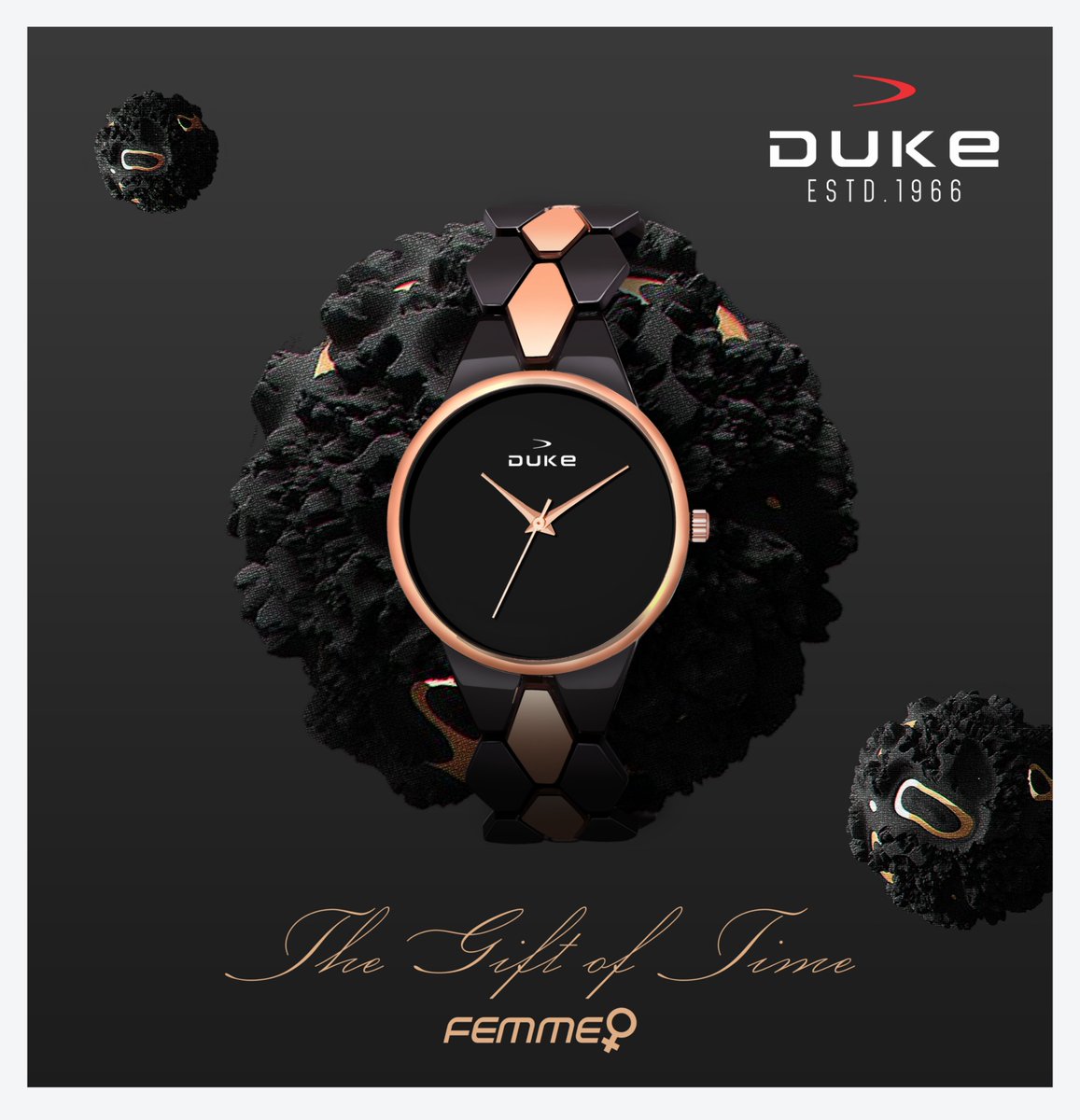 Dukefashions's tweet photo. Hey Ladies,
Stay updated with the latest fashion trends by owning this analog watch from Duke Watches collection
#Duke #Watches #Shopping #Fashion #WomenWatches #WearDuke #Giftoftime #timepiece #Mondaymood #lifestyle #Stylish #Elegant #Classic #womenwear #excellent #ShopOnline https://t.co/5sPNyAWKpu