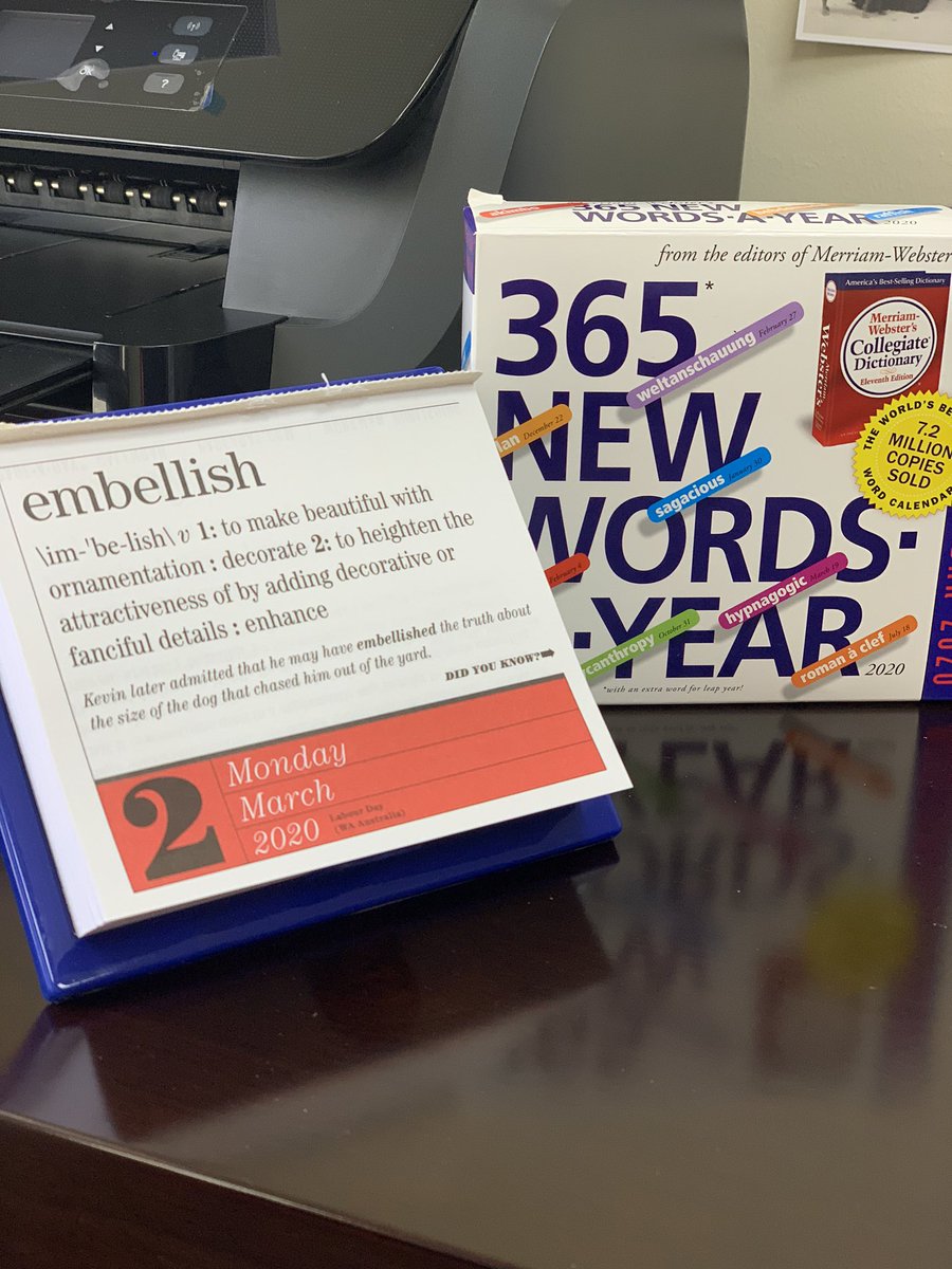 yarmuck's tweet photo. I truly like today’s word. #365days #366days #words #newwords #embelish #beautiful https://t.co/9KY08dI3FW