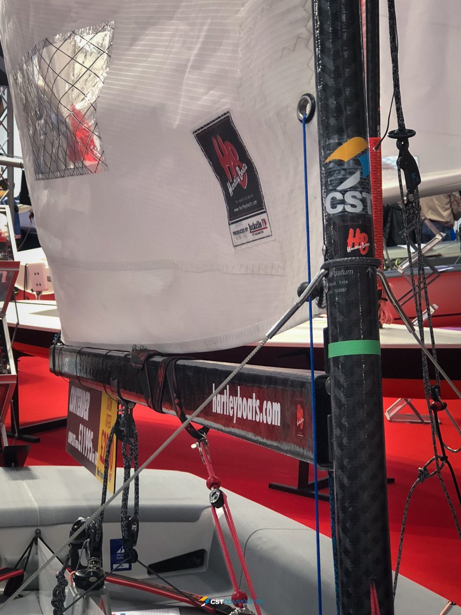 CompositesCst's tweet photo. Stoked with the amount of CST gear on display at the 2020 London RYA Dinghy Show this past weekend.

#DinghyShow #gear #mast #RYA #London https://t.co/oeFuHjqlpd