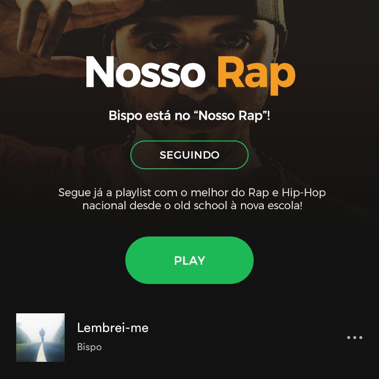 playsifymusic's tweet photo. @Bispo2725 no #NossoRap! Segue já a playlist 👉 https://t.co/4Hb8wLypRA https://t.co/NfCPR9rQU0