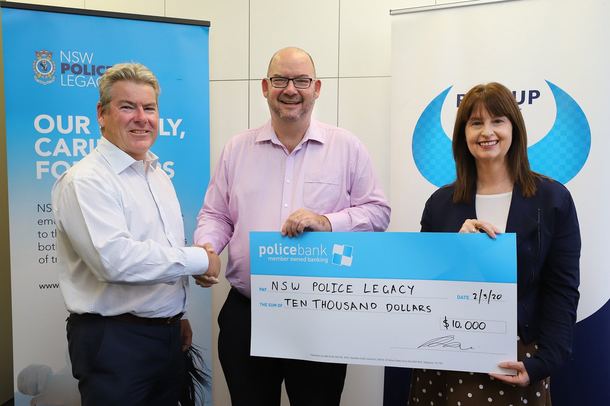 PoliceBankAU's tweet photo. After all your likes, comments and shares during #WeLovePoliceLegacy, we were proud to donate a total of $25,000 to @NSWPoliceLegacy, #AFPLegacy and #PoliceLegacyTasmania!
A big thanks to everyone who got involved, the love for our Police Legacies was well and truly felt! https://t.co/2qHOdiarck