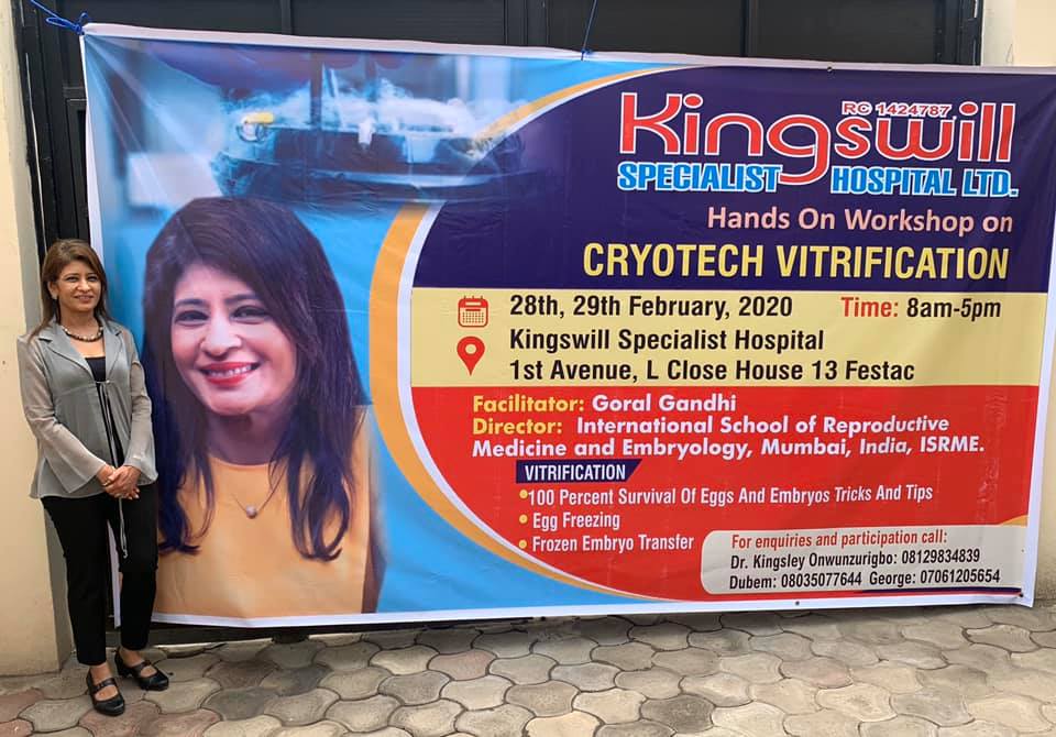 CryotechJapan's tweet photo. Goral Gandhi- Founder Cryotech India invited by Dr Kingsley Ike to conduct a vitrification workshop in Lagos, Nigeria.#training #vitrificationworkshop #cryotechindia #drkingsleylke #eggfreezing #embryofreezing #learnivf #isrme #indonipponivf #goralgandhi #goralgandhinews https://t.co/P1Ti3AUjfp