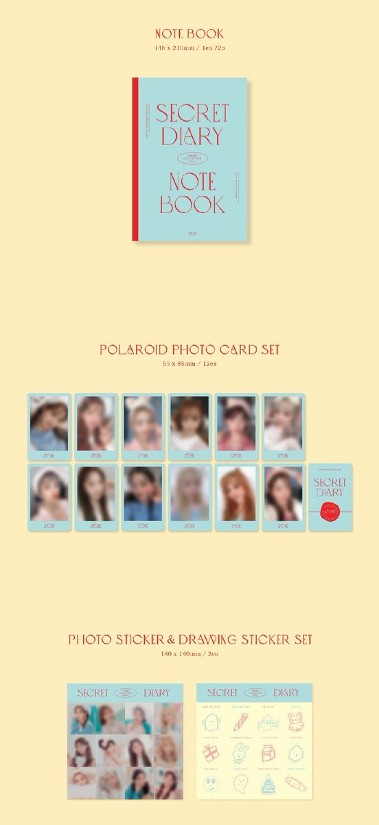 IZ*ONE SPRING COLLECTION [SECRET DIARY] 発売決定 : IZ*ONEまとめノート