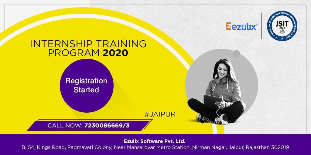 InternshipinJa1's tweet photo. Finding🕵️‍♀️best opportunity for an #InternshipinJaipur?

Start with #Ezulix today &amp; get trained by experts who will help you to be master in your field. Give yourself an edge in the job market. 👉 https://t.co/GCOyFBWYRG

Are you looking for a free career consultant?
☎️ 7230086669 https://t.co/6xhoyXRT2P