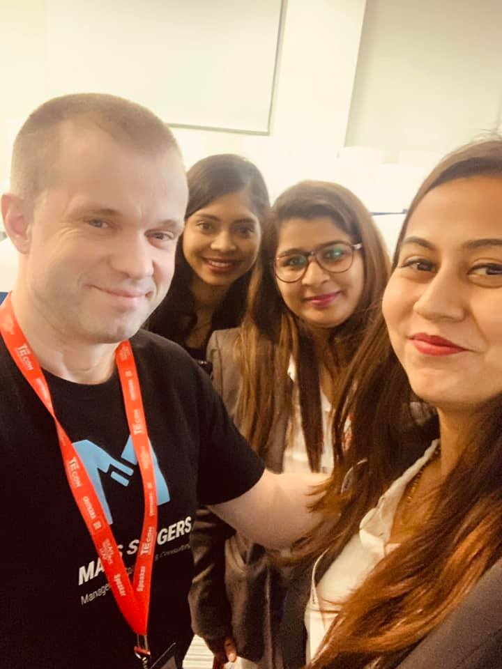 cybrainsoftware's tweet photo. Our team at the #TieCon2020 met with amazing experts who shared their knowledge and inspired to ideate, innovate and then leap.
One of the most memorable experience.
#tiechd #tieconchd #seo #craigcampbell #edwardmurray #jonathan #digitalmarketing #cybrain #tieconchd2020 https://t.co/Zgl2XwTzXS